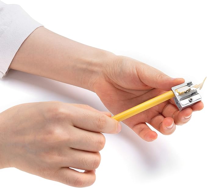 Mr. Pen- Handheld Metal Pencil Sharpener, 24 Pack | 2-Hole Dual Size - Image 9