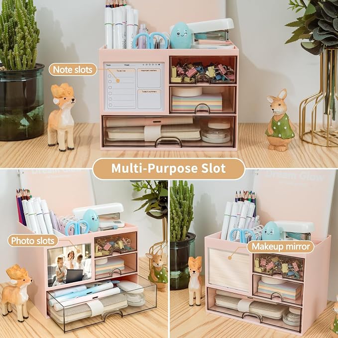 QIYVLOS Multi-Functional Desk Organizer - Image 4