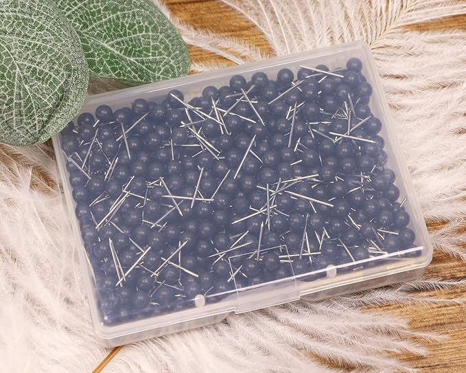 Tupalizy 1/8 Inch Small Round Ball Head Decorative Push Pins Map Thumb Tacks - Image 6
