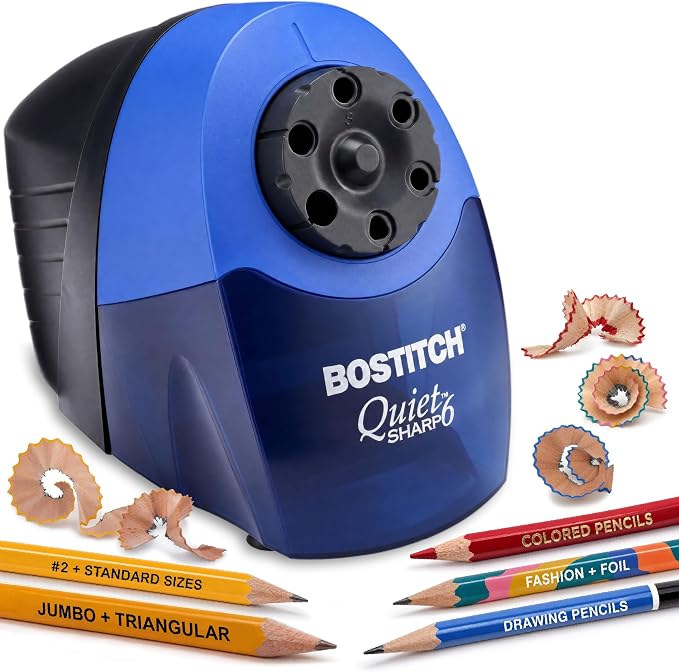 Bostitch Office QuietSharp 6 Electric Pencil Sharpener, Heavy Duty Classroom by BostitchOfficeProducts