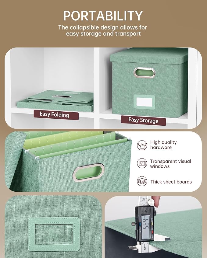 Oterri File Organizer, File Box, File Cabinet - Image 2