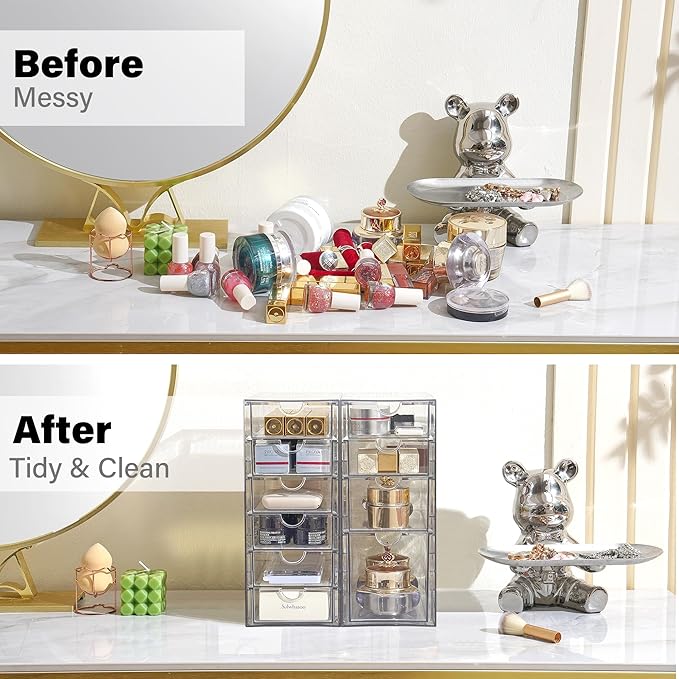 Prsildan Hair Accessories Organizer Acrylic Drawer - Image 4