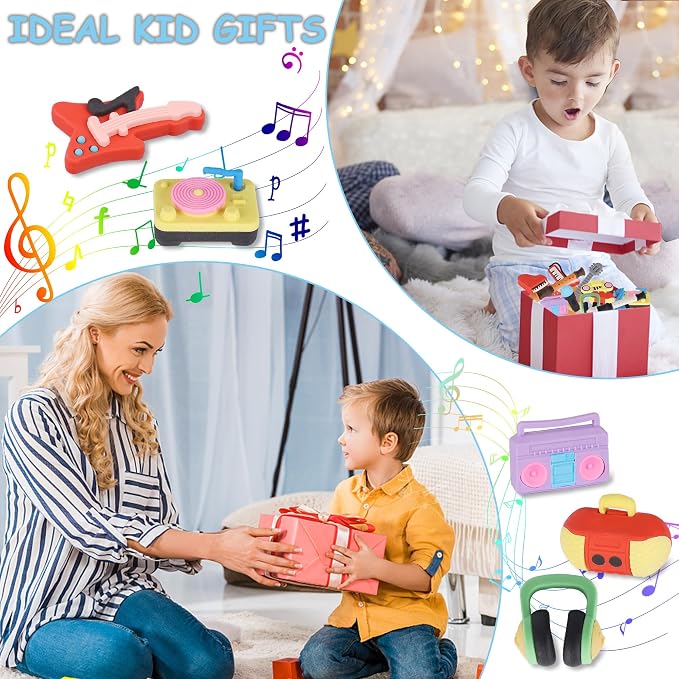 Cllayees 24 Pcs Erasers for Kids, Mini Pencil Eraser Bulk Classroom Prizes - Image 6
