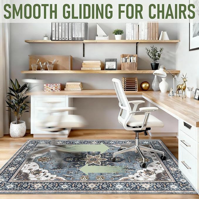 36"x48" Office Chair Mat for Hardwood, Under Desk Chair Mat for Home Office - Image 7