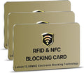 SaiTech IT RFID Blocking Cards, 3 Pack One Card Protects Entire Wallet Purse by SaiTechIT