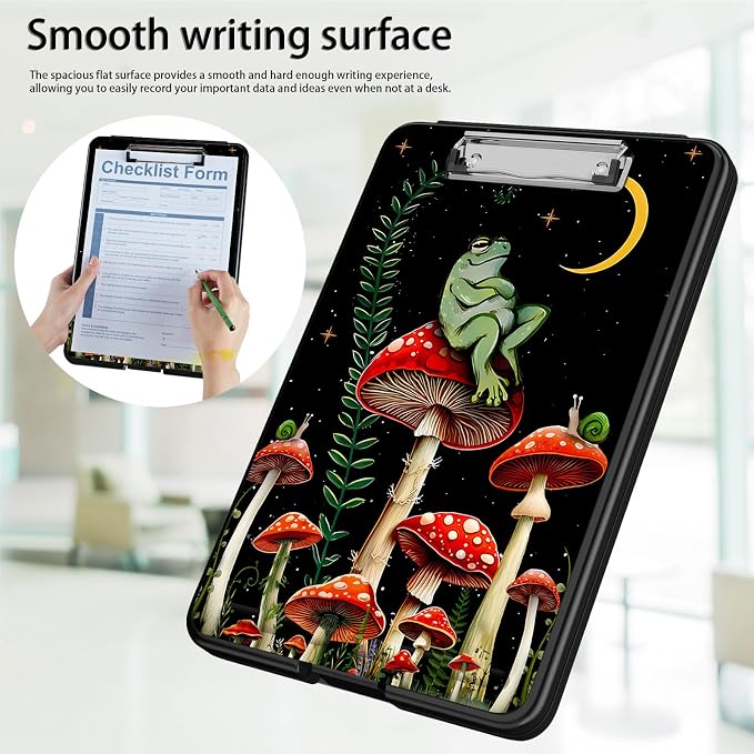 Clipboard with Storage, Office Supplies Nursing Clipboards Folder with Pen - Image 5