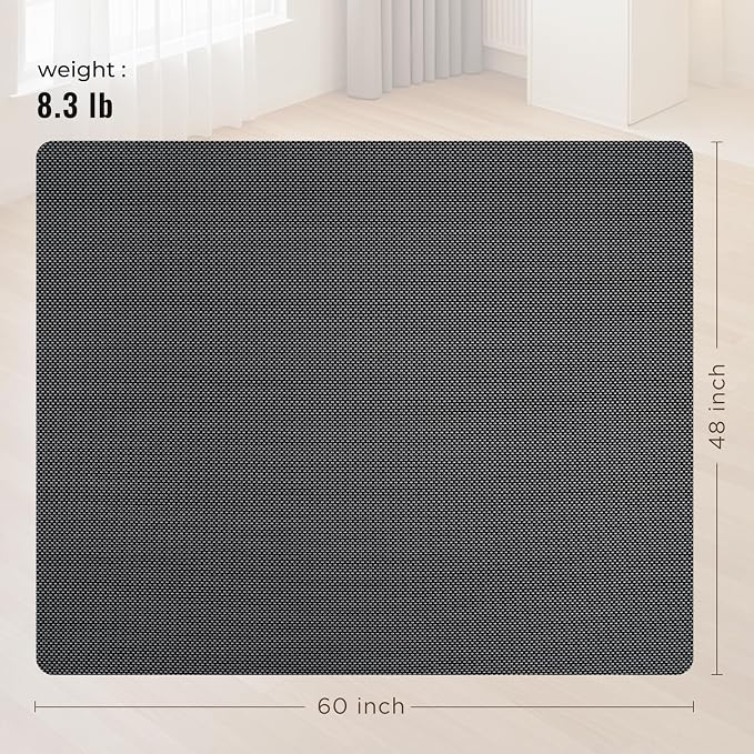 Office Chair Mat for Hard Floors, Heavy Duty Floor Protector Rolling Chairs for - Image 5