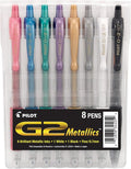 Pilot G2 Pens, Metallic Refillable And Retractable Gel Ink Pens Fine Point 0.7mm by PilotCorporationofAmerica