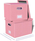 Oterri 2 Pack File Storage Organizer, Filing Box, Portable File Box by Oterri
