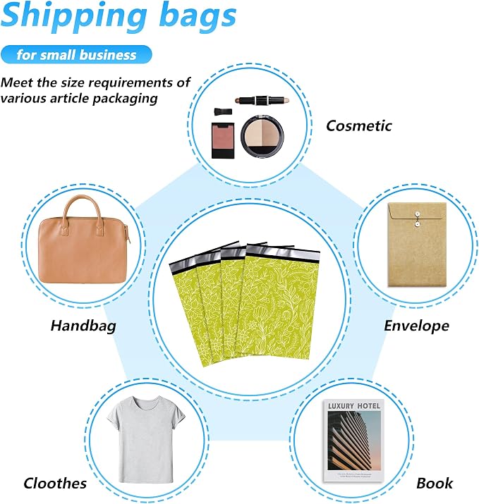 Poly Mailer 12x15.5 Inch 50 Pcs, Waterproof and Tear-Resistant Shipping Bags - Image 8