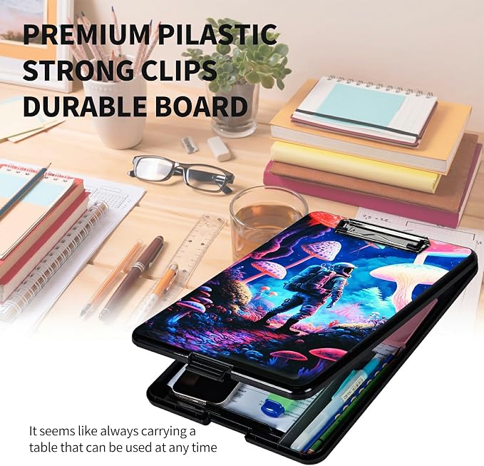 A4 Clipboards, Heavy Duty Waterproof Nursing Plastic Folder Clipboard - Image 6