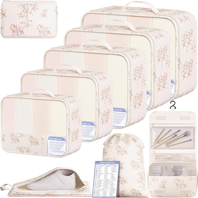 BAGAIL 9 Set Packing Cubes by BAGAIL