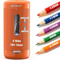 AFMAT Electric Pencil Sharpener, Auto in & Out, 5 Nibs, 7K+ Uses, Fully by AFMAT