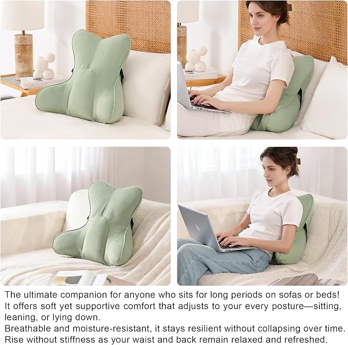 Lumbar Support Pillow for Couch & Recliner, Ergonomic Chair Back Support for - Image 5