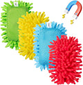 Mr. Pen- Magnetic Microfiber Shag Whiteboard Erasers, 4 Pack | Dual Surface by MrPen