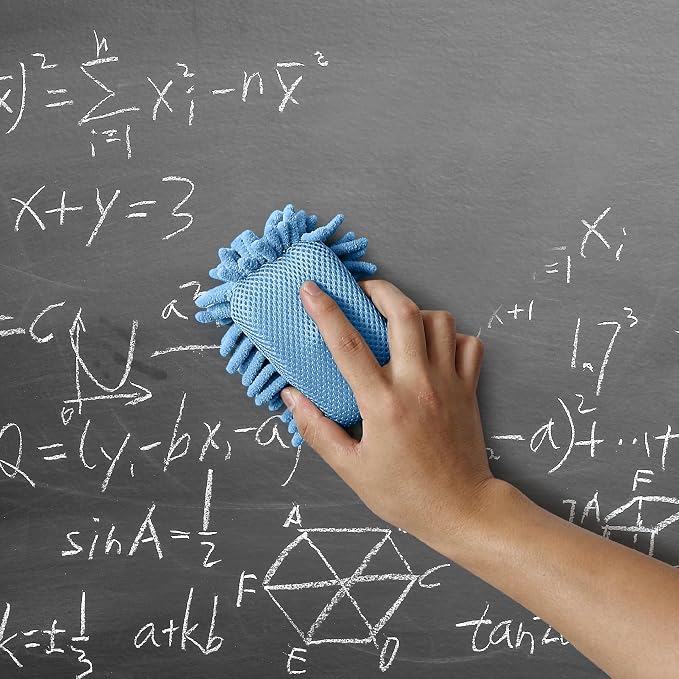 Mr. Pen- Magnetic Microfiber Shag Whiteboard Erasers, 4 Pack | Dual Surface - Image 6
