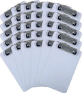 Trade Quest Small Memo Size 6'' x 9'' Clipboards Low Profile Clip Dry Erase by Trade+Quest+Global+Corp