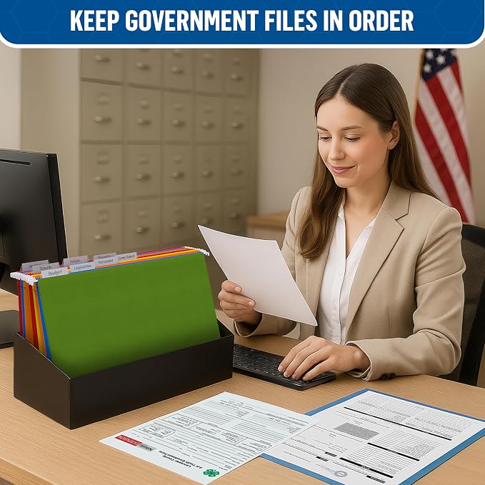 30 Pack Hanging File Folders Legal Size 8.5x14 - Image 7