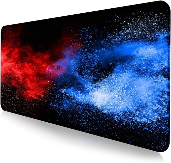 Colorful Starry Sky Mouse Pad, and Home Desk Pad | Large Extended Mouse Pad; by LQFIWSS