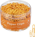 NEEWAY 450pcs Paper Clips Assorted Sizes, Small and Large Paper Clips, Coated by NEEWAY