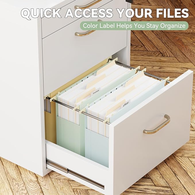Plastic Hanging File Folders Extra Capacity, Expandable Large Pastel Hanging - Image 5
