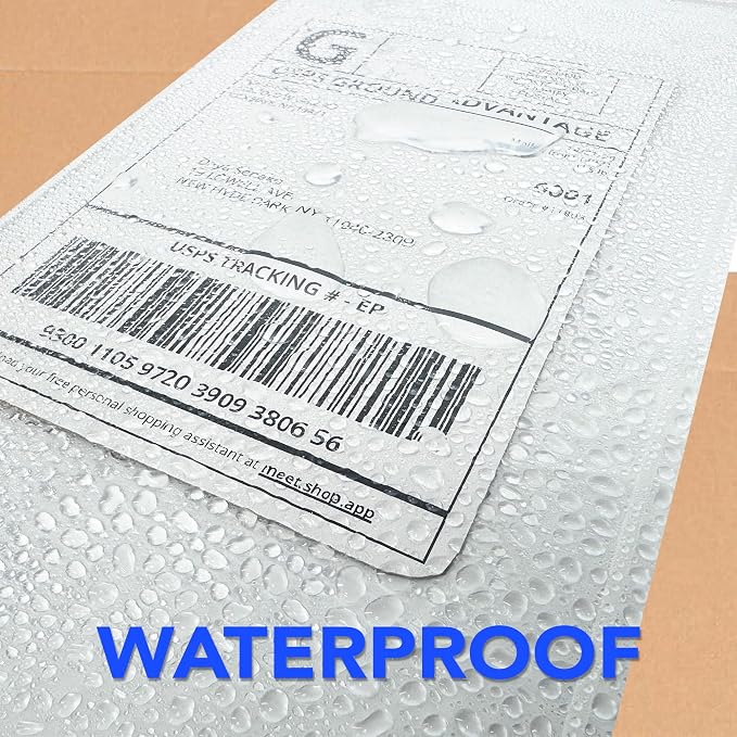 2000 Count 6.5" x 10" Shipping Label Envelopes, Top Loading - Image 4