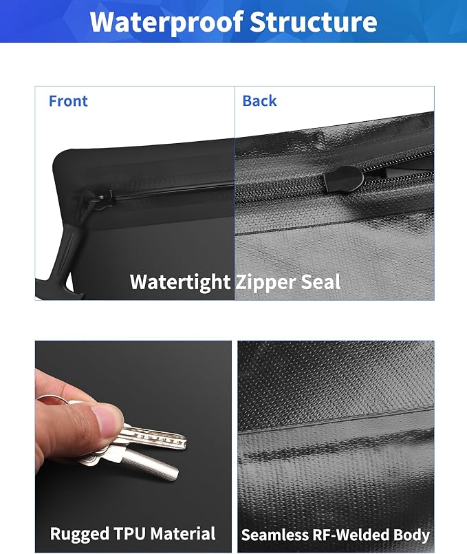 IPX8 Waterproof Document Bag: Submersible 1M / 30 Min - Image 4