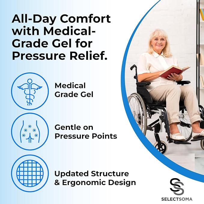 SelectSoma Travel Gel Seat Cushion - Image 4
