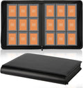 Toploader Binder, Trading Card Binder Storage Hold up 288 Cards 9-Pocket Top by MOSLA