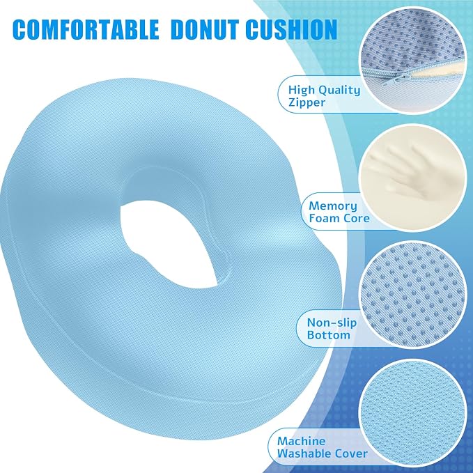 BlissTrends Donut Pillow Seat Cushion, Chair Cushions - Image 3