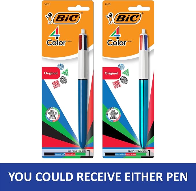 BIC 4-Color Retractable Ballpoint Pen - Image 3