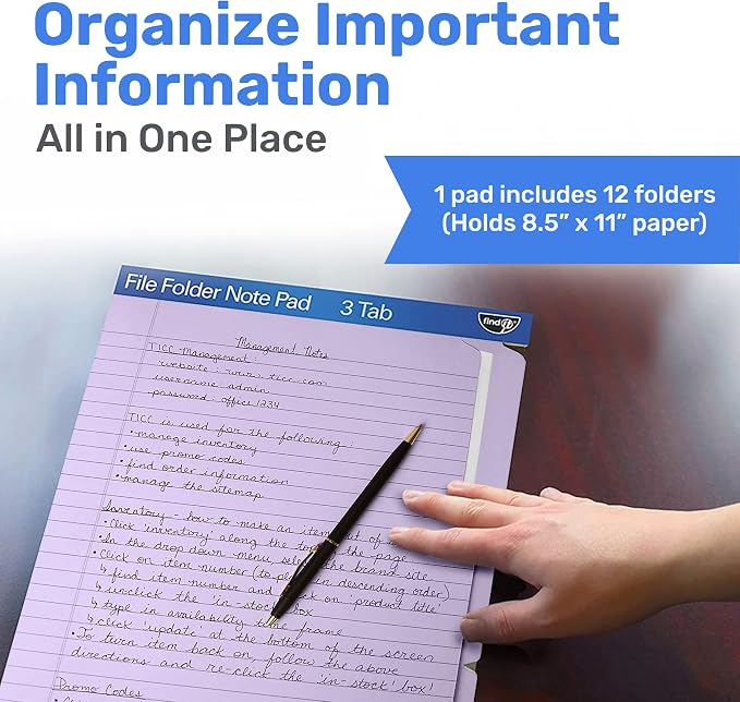 Find It File Folder Notepad - Image 2