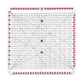 Quilting Rulers 12.5" x 12.5", Slotted Quilting Ruler by Unknown