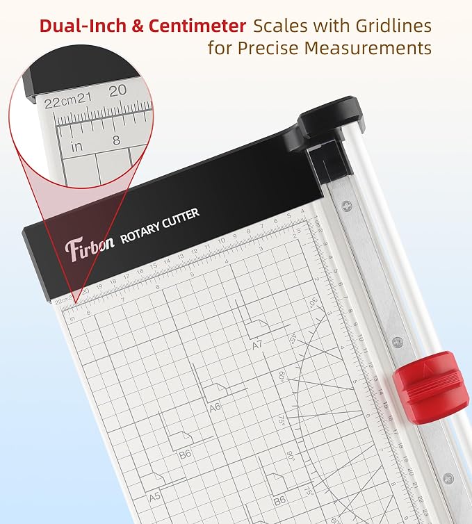 Firbon 12" Rotary Paper Trimmer - Image 2