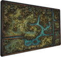 Game Forest Large Mouse Pad XXL Green Map Playmat by Mechanical+Cattle