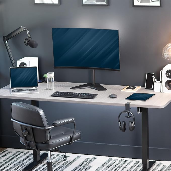 VIVO Single Monitor Desk Stand, Holds Screens up to 32 inch Regular and 38 inch - Image 9