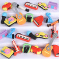 Cllayees 24 Pcs Erasers for Kids, Mini Pencil Eraser Bulk Classroom Prizes by Cllayees