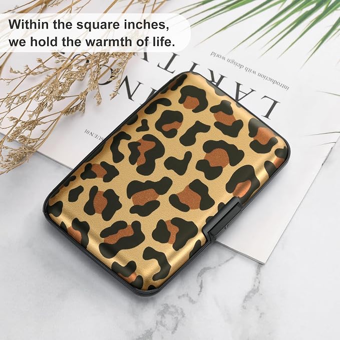 ELFISH Mini RFID Aluminum Wallet Credit Cards Holder Business Card Case Metal - Image 6