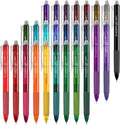 Vanstek 26 Colors Erasable Gel Pens, Retractable Erasable Pens Clicker by Vanstek