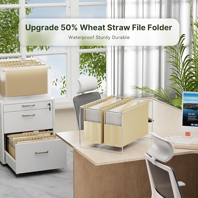 XINGIA Legal Size Hanging File Folders, Expandable 4 Inch File Folders Legal - Image 3