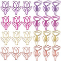 80 Pcs Cute Flower Paper Clips Set, Floral Paper Clips by Unknown
