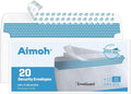 Aimoh #10 Security SelfSeal Envelopes – 20 Qty |No Window, 4⅛ x 9½", 24 LB by Aimoh