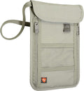 Lewis N. Clark RFID Blocking Stash Neck Wallet, Travel Pouch + Passport Holder by LewisNClark