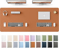 YSAGi Leather Desk Protector, Office Mat, Large Mouse Mat, Non-Slip PU Leather by YSAGi
