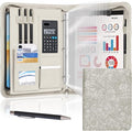 Leathario Portfolio Binder, Includes 5 Sheet Protectors and a Pen, 13 Inch by Leathario