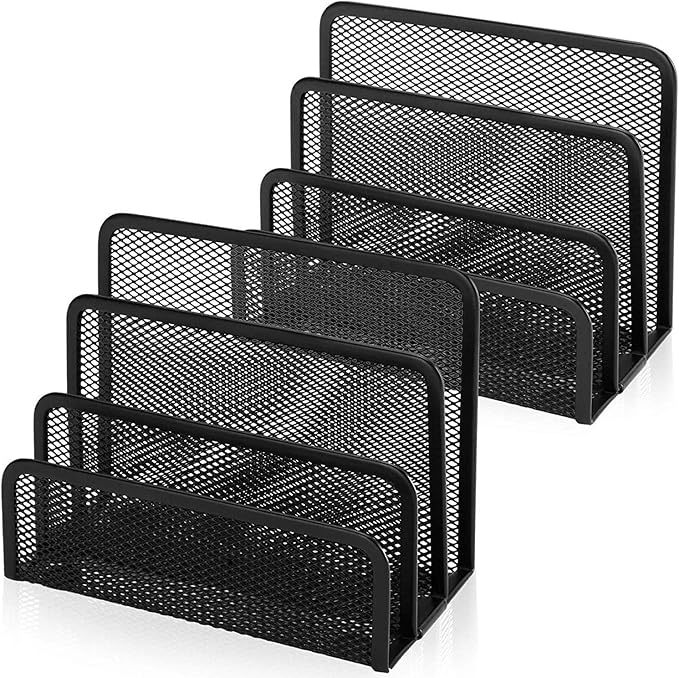 Desk Mail Organizer, File Holder Letter Sorter by Anumit