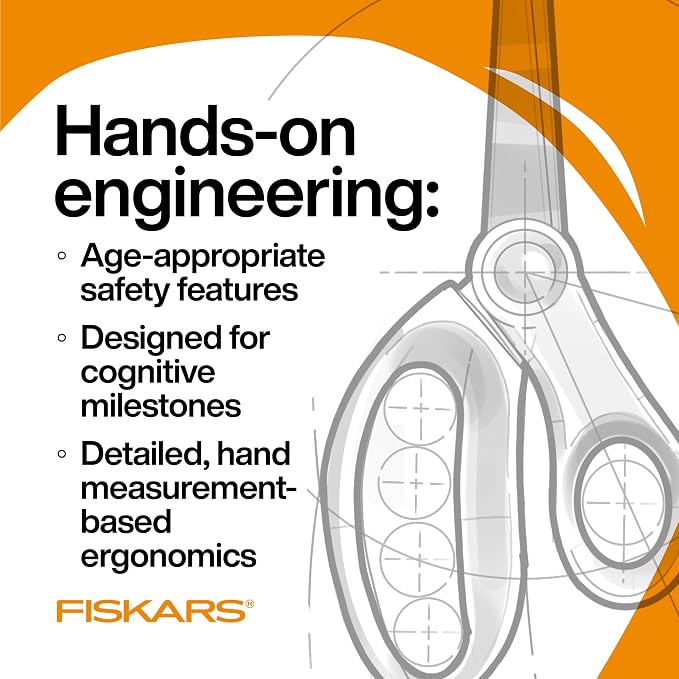Fiskars 8" Left-Handed Softgrip Teen Scissors - Image 5