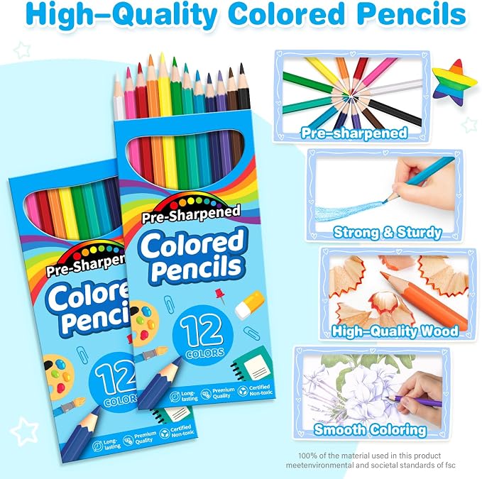 V-Opitos 288 Count Colored Pencils - Image 3