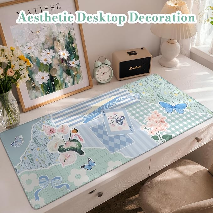 iCasso Floral Computer Mouse Pad, Desk Mat - Image 6