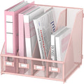 SUPEASY Magazine File Holder Desk Organizer, Metal Binder Holder by SUPEASY